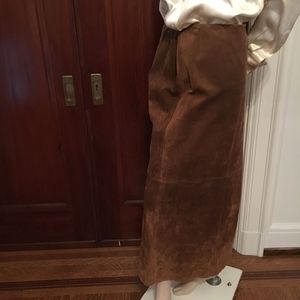 Ralph Lauren Suede Skirt size 6